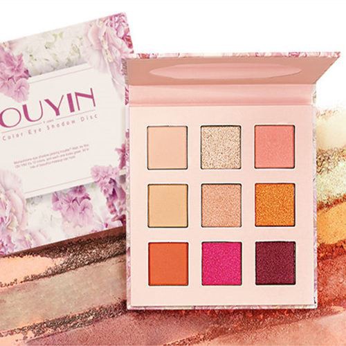 9 Colorat Shimmer impermeabil pigment fard de pleoape Palette