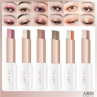 Stick de fard de pleoape cu gradient in 2 culori, mat